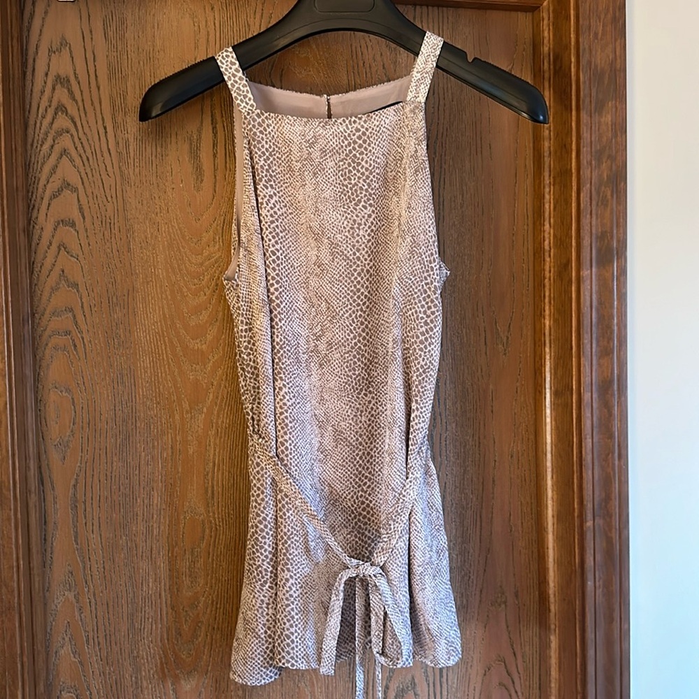 Purple square-top tank